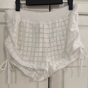 No Boundaries White cover up  Shorts